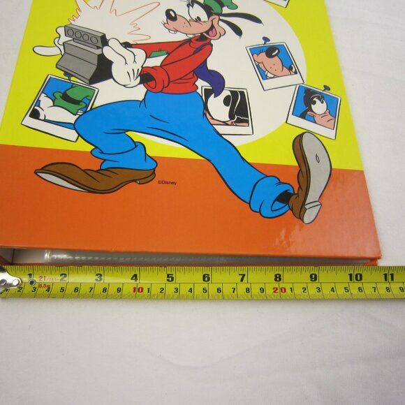 Vintage 90's Yellow/Orange Disney Goofy Taking Photos Photo Album - Picture 11 of 14